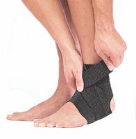 Mueller Green Adjustable Ankle Support, Black/Green, One Size Fits Most | Mueller Green is made from recycled materials