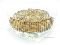 10" Clear Plastic Clamshell Pie Container HIGH Dome #CPC-120 (50)