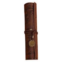 Outgeek Pencil Bag Rollup Pencil Case Creative Vintage Pen Bag Makeup Pouch