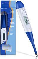 Digital Thermometer for Adults and Children Large Face LCD Fast Read - Instant Read Thermometer for Fever Detection with Quick 5 Second Read Time