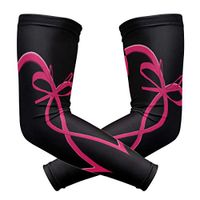 LEVEIS Valentines Day Love Arm Sleeves UV Protection for Men Women Sunblock Protective Gloves Running Golf Cycling Driving Long Arm Cover 1 Pair