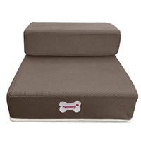 Ywoow Breathable Mesh Foldable Pet Stairs Detachable Pet Bed Stairs Dog Ramp 2 Steps L US Warehouse Sending