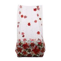100ea - 3-1/2" X 2 X 7-1/2 Winter Rose Cello Bags Halloween - 1.2 mil Thick