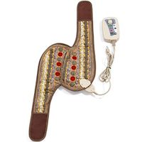 ThermoGem Amethyst Jade Tourmaline FIR Photon Wrap - Elbow & Knee - Adjustable 86-158F Far Infrared Heating Pad - Bio Stimulation 660 nm Monochromic Red Light - Ion - FDA Reg Manufacturer