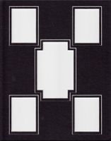 Pack of 5 11x14 Collage Black & Black Double Picture Mat, for 1 4x6 Picture and 4 ACEO or Sport Cards