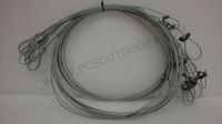 AuSable® Brand 5 ft. 1/16 Raccoon & Red Fox Snare with Washer Lock & Looped End - 5 Dozen Snares