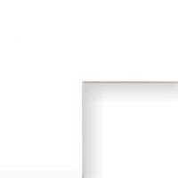 Craig Frames B222 16x20-Inch Mat, Single Opening for 11x14-Inch Image, Smooth White with Cream Core