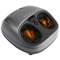 MaxKare Foot Massager Shiatsu, Electric Foot Massager Machine with Rolling, Air Compression and Built-in Heat Function, Adjustable Intensity Perfect Relax for Home or Office Use