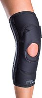 DonJoy Lateral J Patella Knee Support Brace Without Hinge: Neoprene, Left Leg, Medium