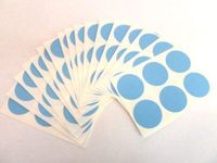 Minilabel 102 Labels , 25mm Diameter Round , Colour Code Stickers Light Blue