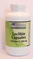 Lecithin 19 Grain American Supplements 250 Softgel