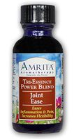 AMRITA Aromatherapy: Joint Ease Tri-Essence Power Blend; All Natural Herbal Extracts, Flower Essences & Essential Oils of Cypress & Wintergreen -Size: 30ML