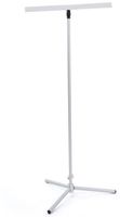 Displays2go Floor Banner Stand, Adjustable with Telescoping Pole, Holds 23.6"W Graphics (BNRSTN2378)