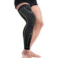 WeUplifting Knee Wellness Deluxe 3D Leg & Knee Compression Pad Compression Sleeve - Best Knee Brace for Men & Women – Knee Support for Running, Basketball, Weightlifting, Gym, Workout, Sports