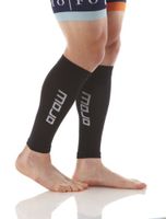 Compression Calf Sleeve, Pair of 2 Sleeves for Calf Strains, Running, Shin Splints, Varicose Veins, Injury Recovery & Prevention, 20-30mmHG, Mojo Compression (Black, Medium)