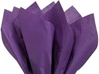 Purple Art DIY Crafts Tissue Paper for Gift Wrapping 15"X20" 5 Sheets