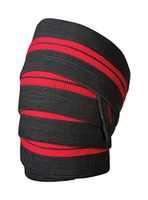 Harbinger Red Line 78-Inch Knee Wraps for Weightlifting (Pair)