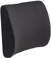Therapist's Choice® Lumbar Seat Back Cushion W/Elastic Seat Positioning Strap (Black)