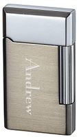 Personalized Visol Pyxis Dark Gun Pipe Lighter with Free Laser Engraving
