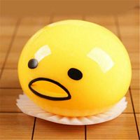 ❤Ywoow❤ 🍀 Puking Egg Yolk Stress Ball with Yellow Goop Relieve Stress Toys 3PC