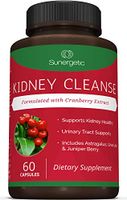 Premium Kidney Cleanse Supplement – Powerful Kidney Support Formula with Cranberry Extract Helps Support Healthy Kidneys & Urinary Tract Support– 60 Vegetarian Capsules