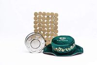AHCHOO Mugwort Moxibustion Starter Pack — Waist Belt * 2 + 54 Moxa Sticks + 2 Moxa Boxes (5 Items) (Green)