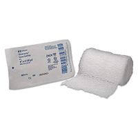 Dermacea Fluff Bandage Roll Gauze 6-Ply, 4 Inch X 4-1/8 Yard Roll Shape Sterile, 441106 - One Roll
