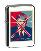 Hat Shark United States USA President Dump Donald Trump Election Voting 2020 Party White House Candidates Vector KGM Thunderbird Vintage Lighter - Your Choice of Moon Color - High Polish Chrome
