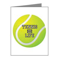 Note Card Tennis Equals Life