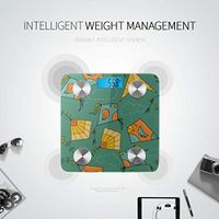 Bluetooth Bmi Scale Cartoon Cute Beautiful Flying Kite Scale for Body Weight Body Fat Composition Monitor Analyzer with Smartphone App for Body Management-396 Lbs