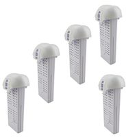 Fytoo 5pcs 3.7V 400mah Lithium Battery for SYMA X22 X22W Four-axis Aircraft RC Quadcopter Drone Battery Spare Part White