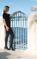 Surgical Support Pantyhose 21-30mmHg (Medium, Black)