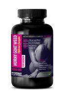 Energy Booster Supplements - Horny Goat Weed Natural Complex for Women - Horny Goat Weed Herbal Complex - 1 Bottle 60 Capsules