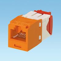 Panduit CJ5E88TGOR Category-5E 8-Wire TG-Style Jack Module, Orange