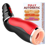 Yunery Male Life Cup Interactive Pronunciation Male Tools Adult Products Safe Use Deep roat Electronic Toy Cup Súing Mǎager Toys Interactive Underwear Men Six Toy