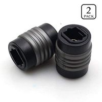 VONOTO 2PCS Toslink Digital Optical Audio Extension Cable Adapter Coupler Female to Femal or Blu-Ray player, satellite DVR, CD player, Sony Playstation, Xbox 360, or other device to your digital audio video receiver