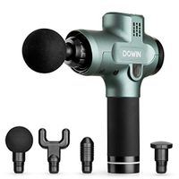 Dowin Massage Gun for Athletes, 20Speeds Deep Tissue Percussion Muscle Massager, Portable Massage Device for Full Body Muscle Recovery and Pain Relief (Midnight Green)