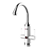 Electric Faucet Electric Faucet, 220V hot Water Faucet Household Electric Double Handle Faucet Sink Faucet Bathroom hot Faucet Kitchen Sink hot and Cold Water Faucet Faucet