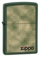 Zippo Digital Green Matte Lighter