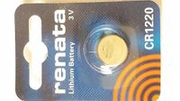 Twin Pack - 2 X Renata Cr1220 3V Lithium Coin Cell Batteries