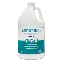 Fresh Products FRS 1-WB-LE 1 Gallon Lemon Fragrance Conqueror 103 Odor Counteractant Concentrate Deodorant Bottle