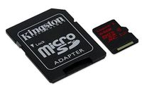 1x SDCA3/64GB Kingston microSDXC 64GB UHS-I U3 read/write90/80MB/s + Adapter
