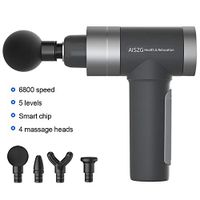 FUDAI Muscle Massage Gun,Professional Handheld Touch Screen Button Massager,Relax Therapy Cordless Vibration Massage Device Helps Relieve Muscle Soreness and Stiffness