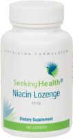 Niacin Lozenge | Provides 50 mg of Niacin as Nicotinic Acid | Vitamin B3 | Free of Magnesium Stearate | Non-GMO | Natural Cherry Flavor | 100 Lozenges | Seeking Health