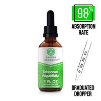 Garden Organics - Echinacea Angustifolia Alcohol Extract, Responsibly farmed Organic Echinacea (Echinacea angustifolia) Dried Root (2 Fl Oz)