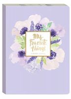 Punch Studio Favorite Things Guided Soft Cover Journal, Lavender Floral 75919