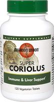 Mushroom Wisdom Super Coriolus Turkey Tail Mushroom with Maitake D Fraction -120 Tablets