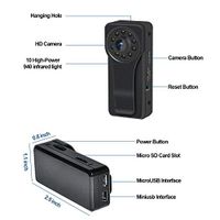 Mini Hidden Spy Camera, Ruidla WiFi Camera Body Camera Night Vision Motion Detection 1080P HD Security Monitoring Nanny Cam For Baby Home, 170 Degree Wide View Angle, Fit for Indoor & Outdoor