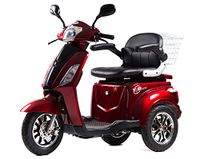 T4B LU-500W Three Speed Mobility Electric Recreational Outdoors Scooter 48V20AH, 14/22/32kmph - Red