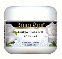 Extra Strength Ginkgo Biloba Leaf 4:1 Extract Cream (2 oz, ZIN: 514336) - 3 Pack